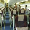 羽田→台北　中華航空ビジネスクラスはいつも満席に近い。