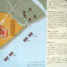 天守閣へ行く途中、北条氏の降伏までの歴史説明がありました。