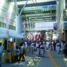 浜松駅前でもいろいろなイベントが。