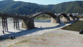 歴史ある橋、錦帯橋