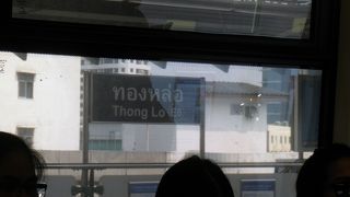 スクムビット通りのBTSの駅