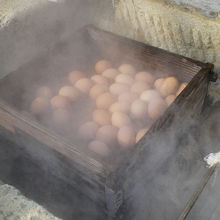 温泉卵が美味しかった。
