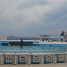 海洋博公園の無料ゾーンにあります
