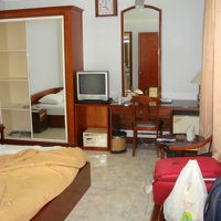 ダブルルーム。広さは十分です。