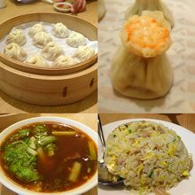 小籠包(左上)が看板料理です。