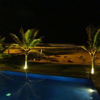 夜のフロントからの眺め