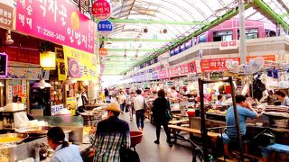 ソウル中心部にある市場は見ごたえあり！