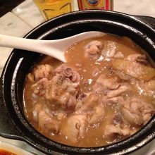 鶏肉のごま油煮