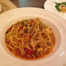 蟹のフェトチーネ