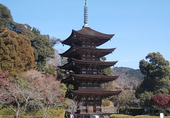 国宝瑠璃光寺五重塔