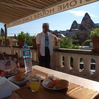 朝食の風景です。開放的です