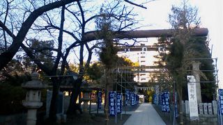 句碑もある神社