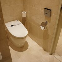 トイレは扉が無く、水回りと一緒になっています