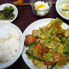 スタミナ焼き。うまい。