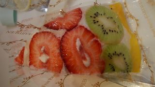 美味しいフルーツケーキ