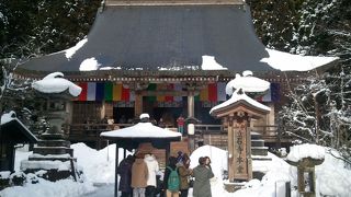冬の立石寺