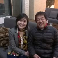 ホテルロビーで現地通訳さんと！！