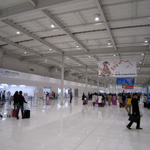 チェックインフロア。