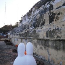 涅槃仏の後ろです。このようになっています。