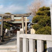 観光スポット寺院に隣接した小ぢんまりした神社