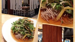 サラダ感覚で頂くおそば♪