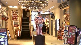 くいだおれ人形のいるビル