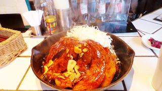 ボリュームたっぷりのトンテキ