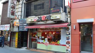 人気のキンパ店。