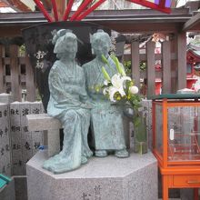 …「曽根崎心中ゆかりの碑」です