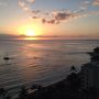 ベランダから見えるサンセットや夜の海に感動！