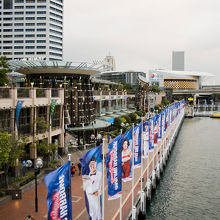 レストランが立ち並ぶコックルベイワーフ