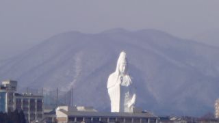 仙台城跡から見えました！