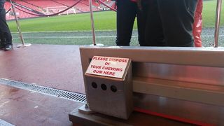 歴史を感じるスタジアム