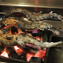 川魚の炭火焼