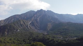 桜島がバッチリ見えます♪