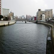 博多の東部の川