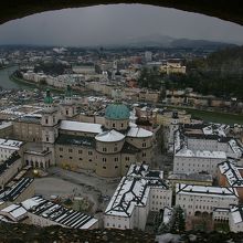 市内を一望できる眺め