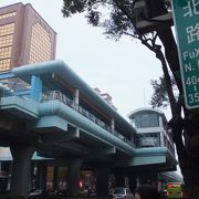 駅名の由来は、台北市立中山国民中学校