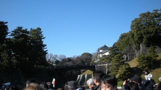 一般参賀では、渡ることができる「二重橋」～皇居～