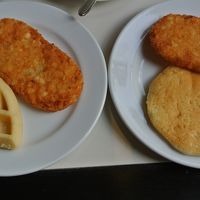 ホットケーキやワッフル、ハッシュドポテトは注文制です