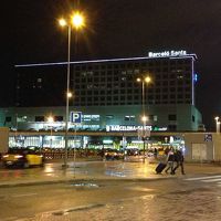 ホテル前から見たサンツ駅