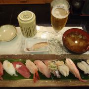 金沢駅直結で回転寿司が食べられる