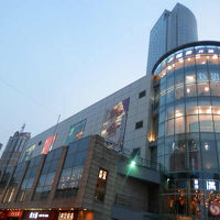 国際商場の向こう側に見える建物