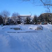 子供の雪遊びになっていた