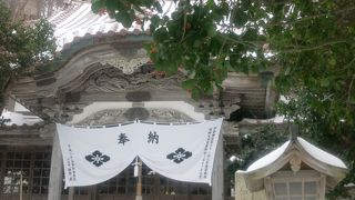 意外に小さい蝦夷一の宮