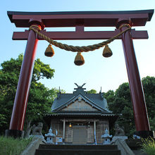 鳥居と社殿