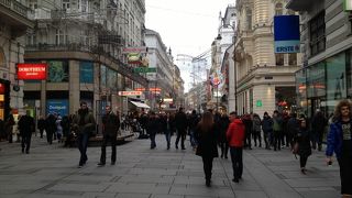 オペラ座からシュテファン寺院へと続く目抜き通り