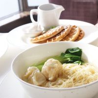 朝食の香港麺
