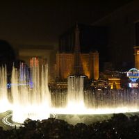 部屋から観る噴水ショー