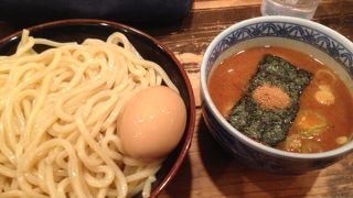 麺が太い。